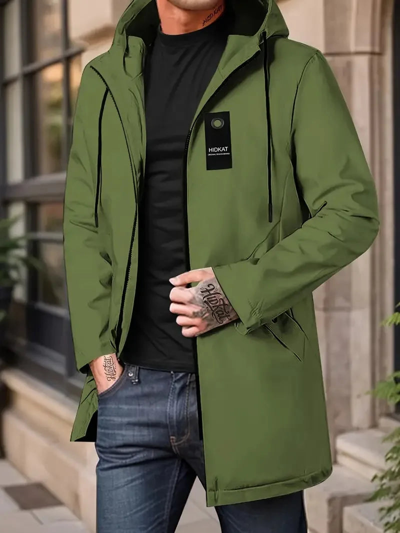 Men's Hooded Padded Thin Jacket