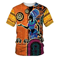 African Dance Pattern T-Shirt For Men Women Retro Trend 3D Printed Tee Summer Casual O-Neck Tops Short Sleeve Oversized T Shirts
