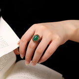 Original ancient gold craftsmanship natural carnelian rings