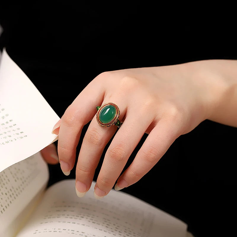 Original ancient gold craftsmanship natural carnelian rings