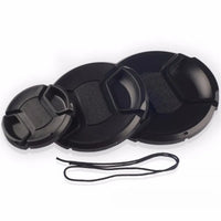 Camera Lens Cap High-quality 40.5mm 49mm 52mm 55mm 58mm 62mm 67mm 72mm 77mm 82mm Snap on Front Lens Cap for Camera