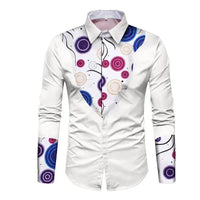 African Clothes for Couple African Clothing for Lovers Man's Woman's Long Party Maxi Dress WYQ