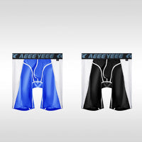 Sports Long Men's New Boxers Polyester