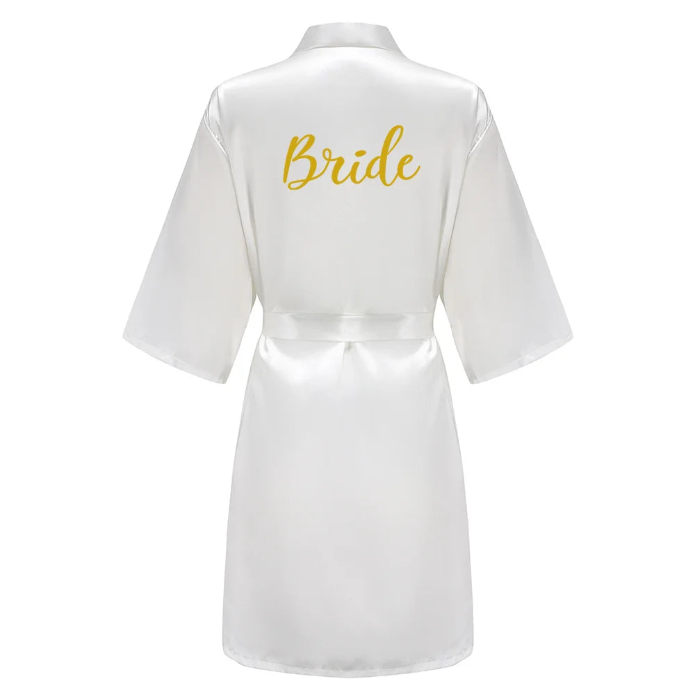 Sexy Women Bridesmaid Printed Robes