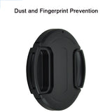 Camera Lens Cap High-quality 40.5mm 49mm 52mm 55mm 58mm 62mm 67mm 72mm 77mm 82mm Snap on Front Lens Cap for Camera