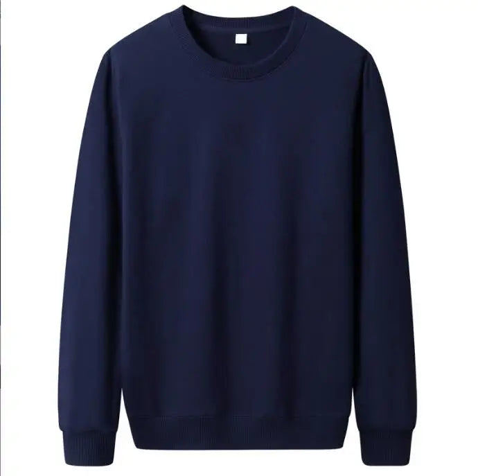 Men Casual Solid Color Sweatshirt