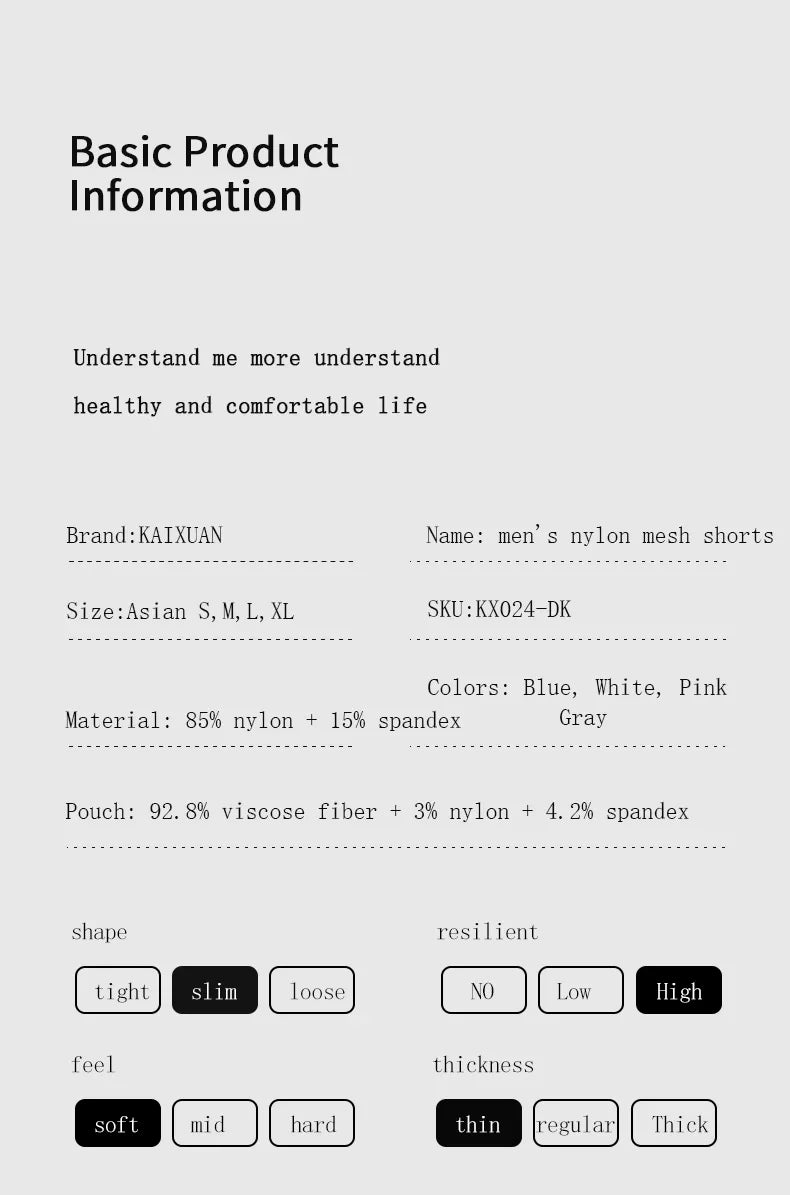 Breathable Mesh Boxers for Men - Loose-Fit Athletic Underwear with Enhancing Pouch Arrow Shorts