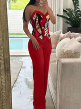 Summer Women Casual Pants Matching Suit