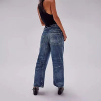 Women's Loose High Quality Bootcut Jeans