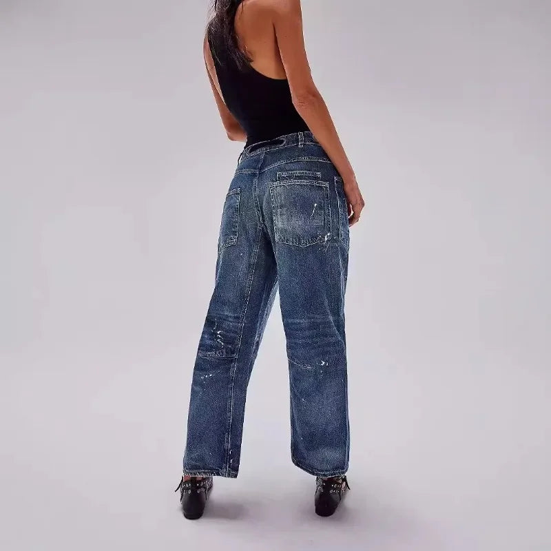 Women's Loose High Quality Bootcut Jeans