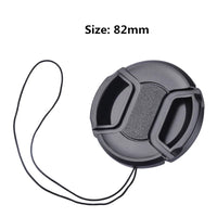 Camera Lens Cap High-quality 40.5mm 49mm 52mm 55mm 58mm 62mm 67mm 72mm 77mm 82mm Snap on Front Lens Cap for Camera
