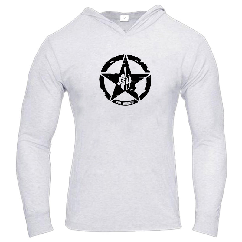 Mens Long Sleeve Bodybuilding T-Shirt