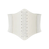 Women Vintage Ultra Wide Belt Female Shaping Girdle Pu Leather High Waist Belt Clothing Accesoories for Shirt Dresses Waist Belt