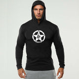 Mens Long Sleeve Bodybuilding T-Shirt