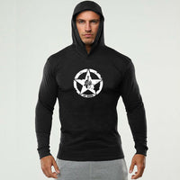 Mens Long Sleeve Bodybuilding T-Shirt