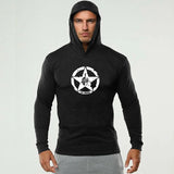 Mens Long Sleeve Bodybuilding T-Shirt