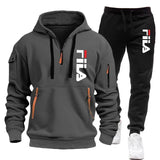 Casual Men's Hooded Sweatshirt and Pants
