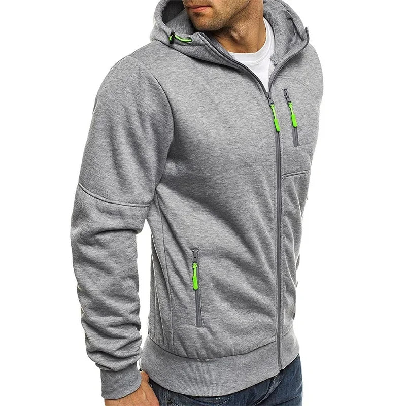 Men's Long Sleeve Zipper Hoodies