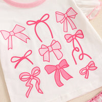 3Pcs Plaid Shirt Denim Overalls Bowtie Set