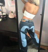 Gothic Retro Streetwear Vintage Print Pants