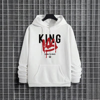 King Printing Mens Tracksuit Clothing Casual Sweatshirts Outdoors Sports Jogging Mens Hoodies Street Sportswear Autumn Winter