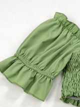 Two Pieces Sweet Printed Bra Beach Robe