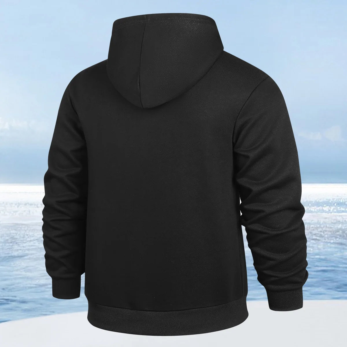 Men's Autumn and Winter Zipper hoodie