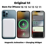 For Magsafe Power Bank 10000mAh Portable Auxiliary Spare External Magnetic Battery Pack Wireless Charger For Iphone 13 14 15 16