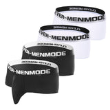 4 Pack Boxers Men Sport Shorts Exercise Underwear Man Bulge Pouch Boxer Athletic Underpants Gym Wear Bodybuilding Wide Waistband