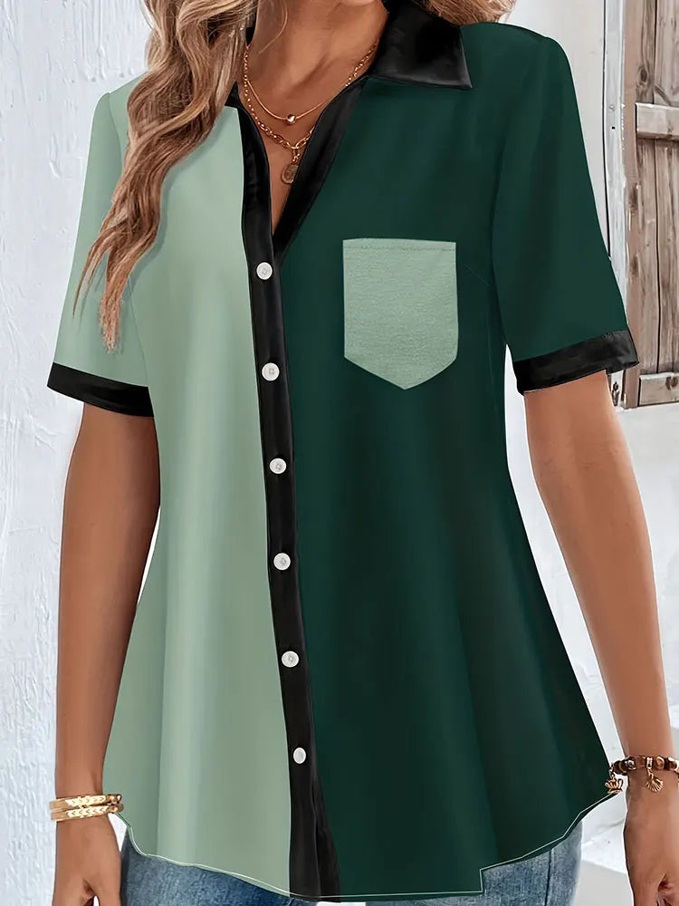 Women's Plus Size Chic Elegant Shirt For Chubby