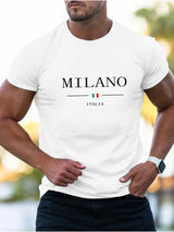 Milano Print Comfortable Cotton T-Shirt