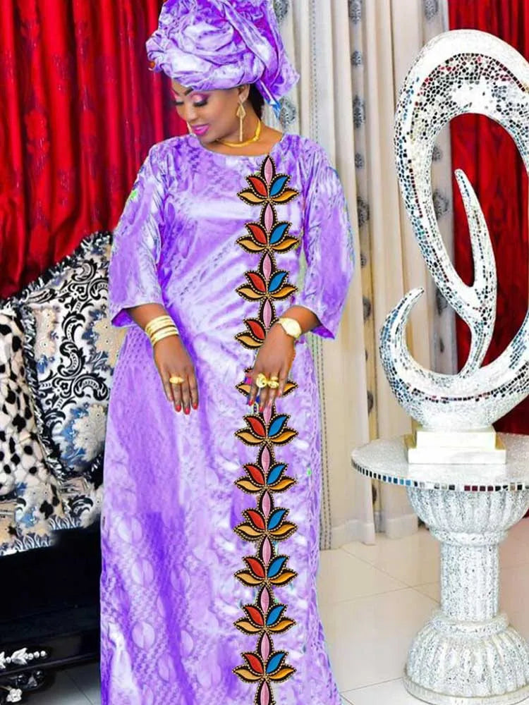 African Dresses for Women Traditional Wedding Boubou Kaftan