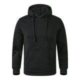 iCool Solid Color Versatile Men Hoodie