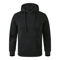 iCool Solid Color Versatile Men Hoodie