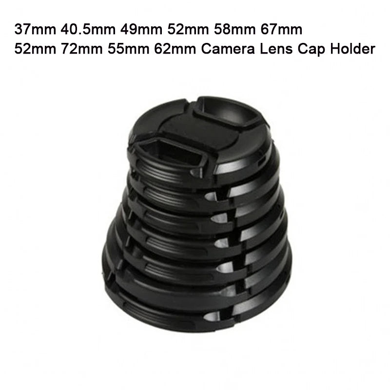 Camera Lens Cap High-quality 40.5mm 49mm 52mm 55mm 58mm 62mm 67mm 72mm 77mm 82mm Snap on Front Lens Cap for Camera