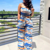 Casual Polka Dot Off Shoulder Jumpsuits