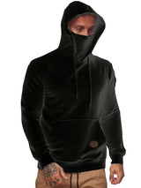 Men's Slim Hooded Sweatshirt with Mask