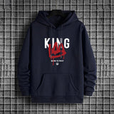 King Printing Mens Tracksuit Clothing Casual Sweatshirts Outdoors Sports Jogging Mens Hoodies Street Sportswear Autumn Winter