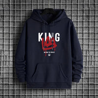 King Printing Mens Tracksuit Clothing Casual Sweatshirts Outdoors Sports Jogging Mens Hoodies Street Sportswear Autumn Winter