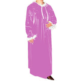 Casual PVC Latex Look Long Maxi Dress