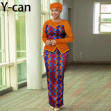 African Dresses for Elegant Patchwork Women Gown