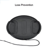 Camera Lens Cap High-quality 40.5mm 49mm 52mm 55mm 58mm 62mm 67mm 72mm 77mm 82mm Snap on Front Lens Cap for Camera