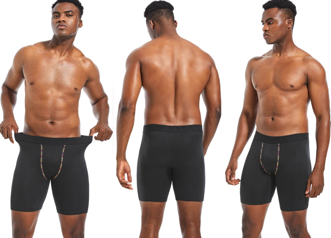 6pcs Men's long boxers