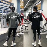 Bodybuilding Fitness Workout Long Sleeve T-Shirt Running Sweatshirt