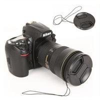 Camera Lens Cap High-quality 40.5mm 49mm 52mm 55mm 58mm 62mm 67mm 72mm 77mm 82mm Snap on Front Lens Cap for Camera