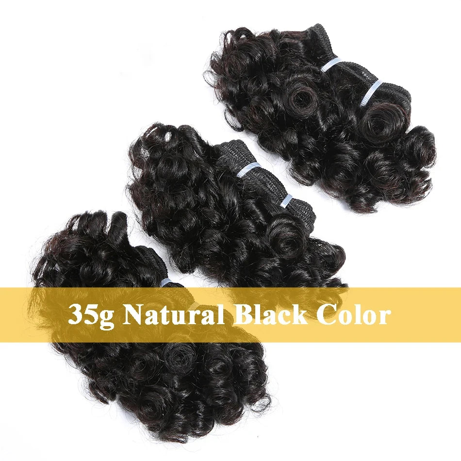 Bouncy Brazilian Curly Hair Bundles