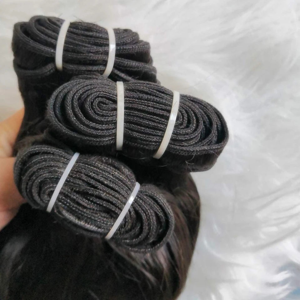 Brazilian Straight Hair Weaving Raw Bundles