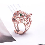 Elegant stylish gold ring