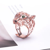 Elegant stylish gold ring