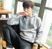 Men's Fleeced Hooded Sweatshirt